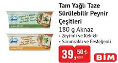 AKNAZ TAM YAĞLI TAZE SÜRÜLEBİLİR PEYNİR ÇEŞİTLERİ 180 G